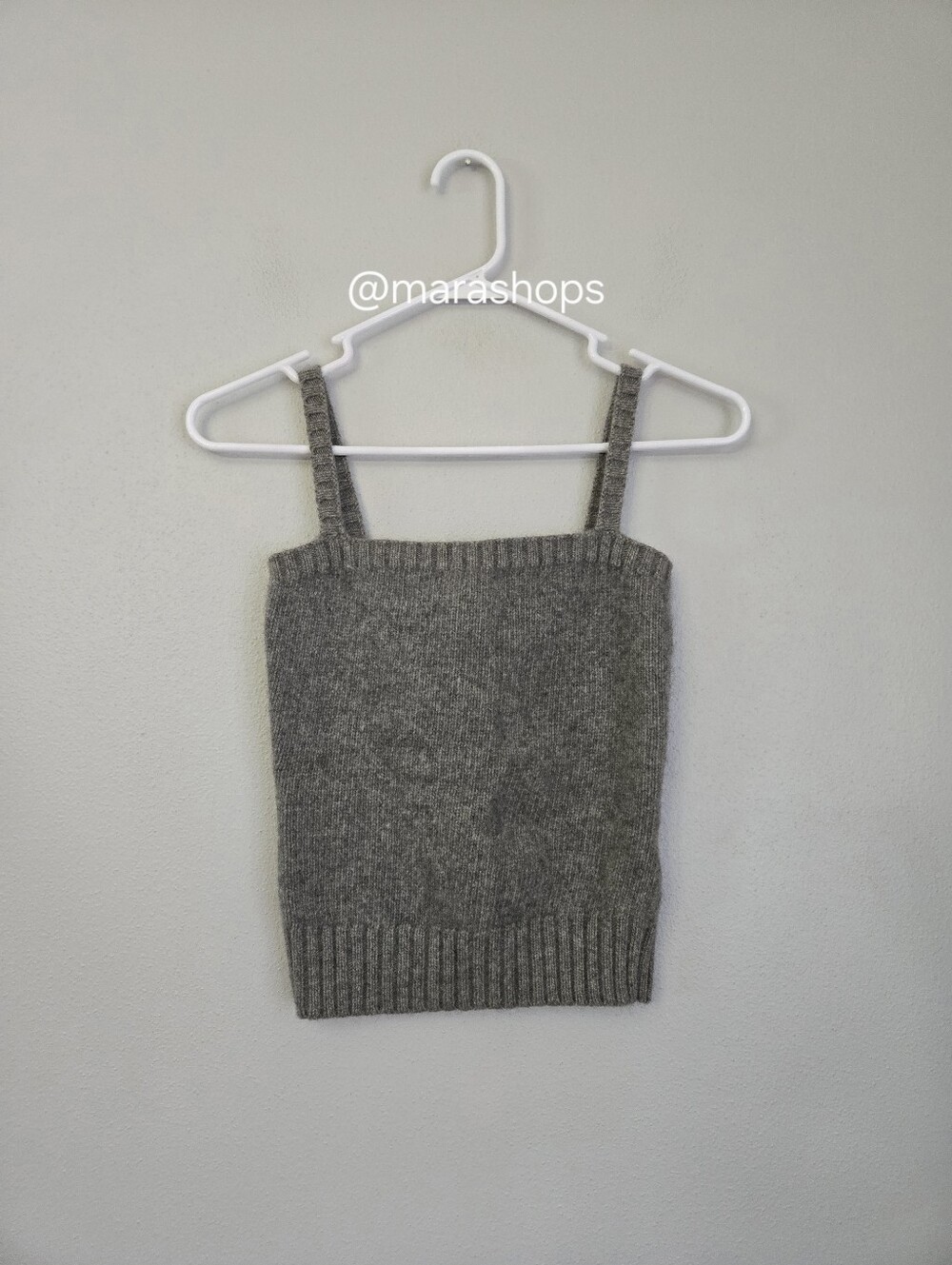 Ralph Lauren Gray Cashmere Sweater Tank Top